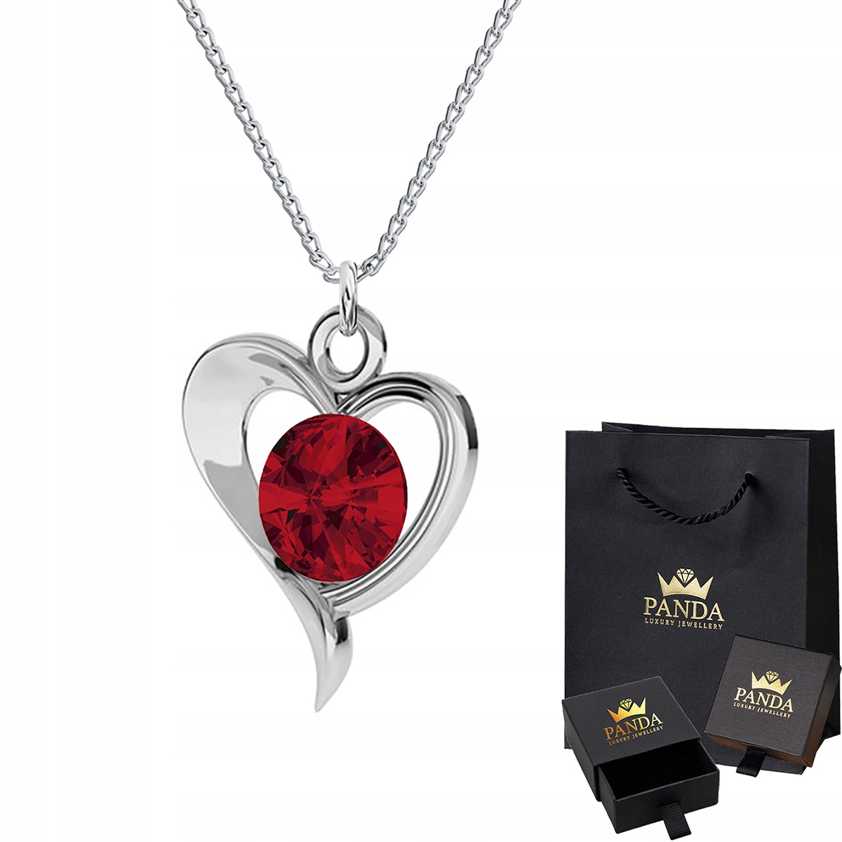 

Srebrny Naszyjnik Swarovski Srebro 925 Prezent