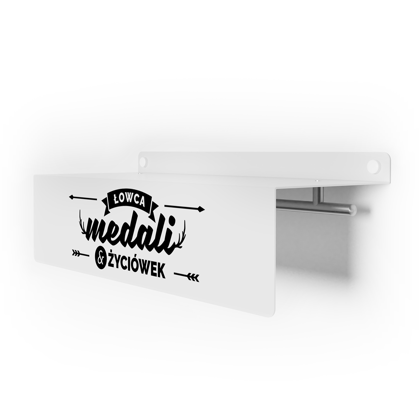 WIESZAK na Medale PÓŁKA na PUCHARY - Metalowy, Pojemny, Wysoka Jakość, HIT Płeć nie dotyczy