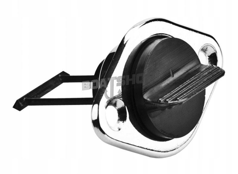 Korek Spustowy Chrom z Zabezpieczeniem