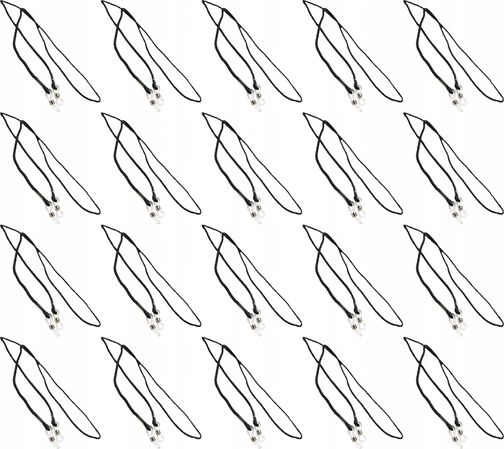 Шнур для очков 3 м Черный x20