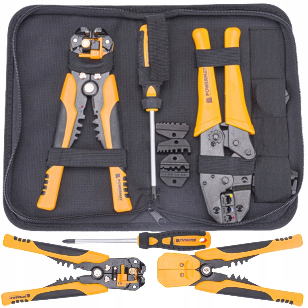 Обжимной инструмент для наконечников 5 штампов съемник