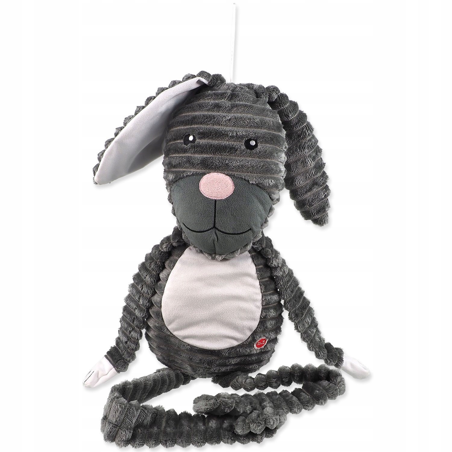 Levně Hračka Dog Fantasy Jumbo zajíc pískací a šustící 108cm