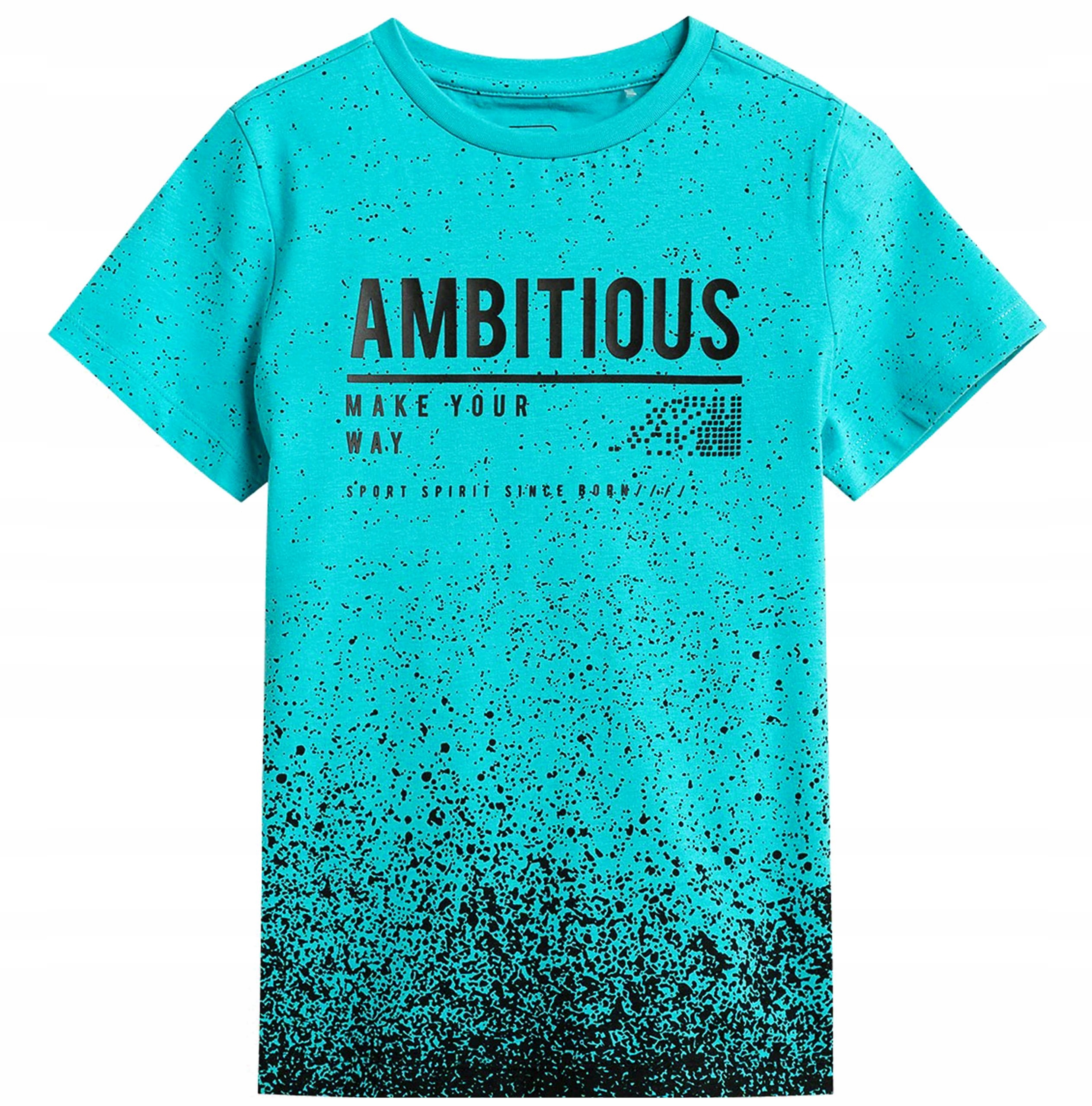 

T-shirt 4F HJZ21 JTSM005B Niebieski R. 146