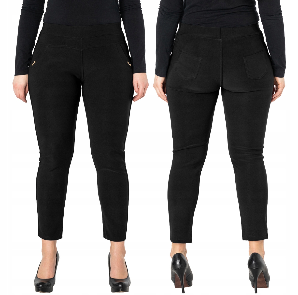 

Spodnie Cygaretki Damskie Plus Size F881-1 3XL/4XL
