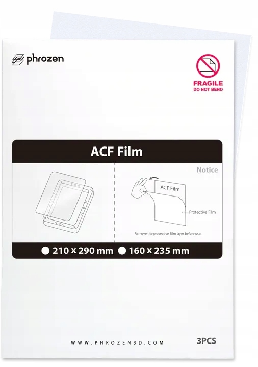Fólie Acf Phrozen Mini 8K 235x160 mm 3ks Trvalá Hladká