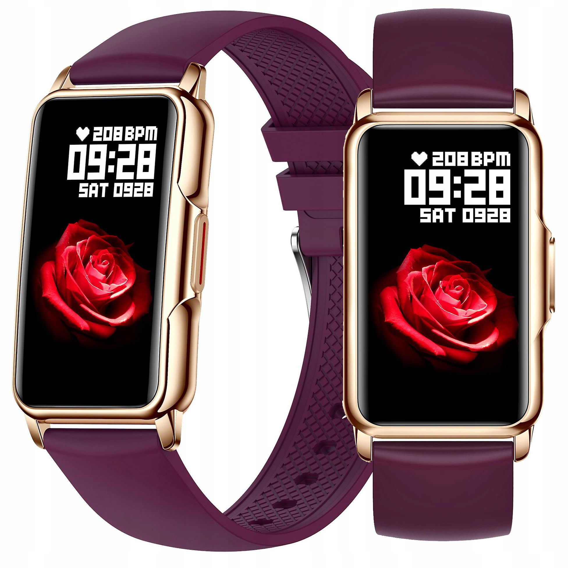 

Smartwatch Zegarek Złoty Puls Pro Sport Fit Pasek