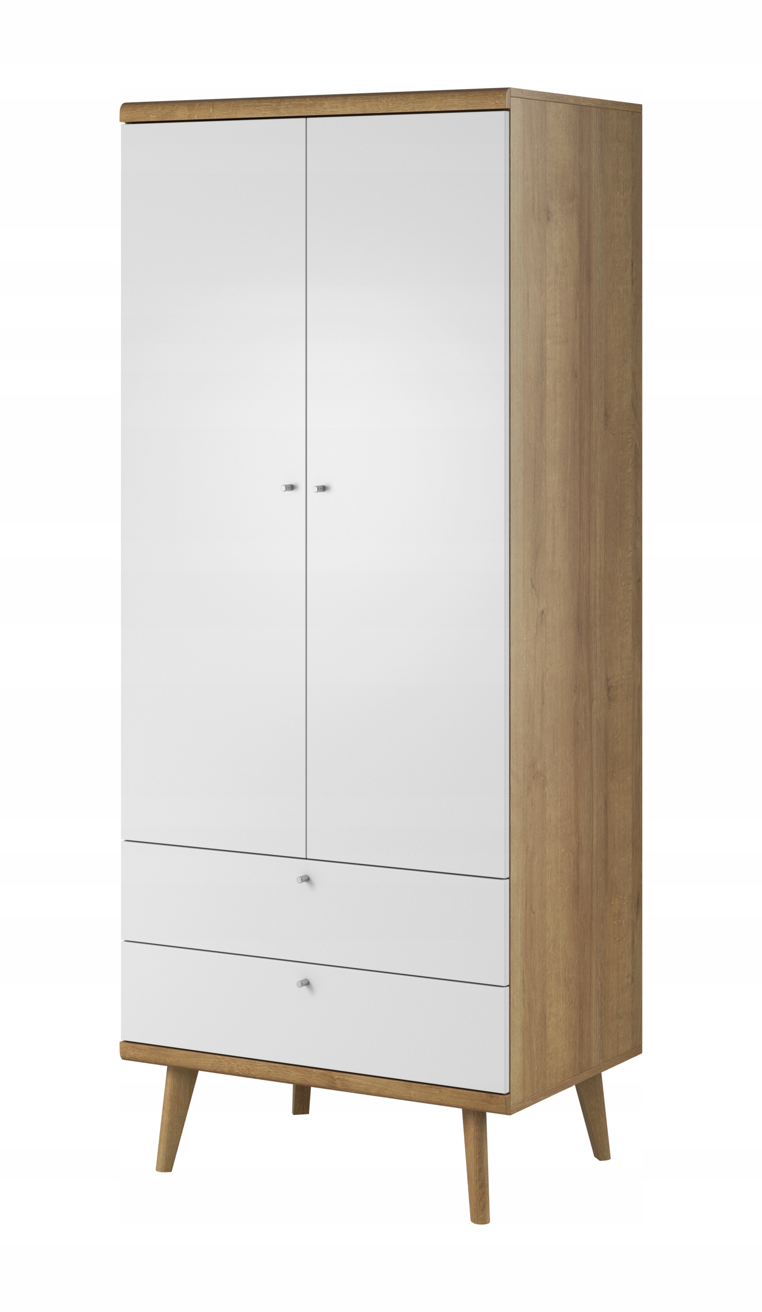 Skříň dvoudveřová Primario 80 cm Otevírací Dub