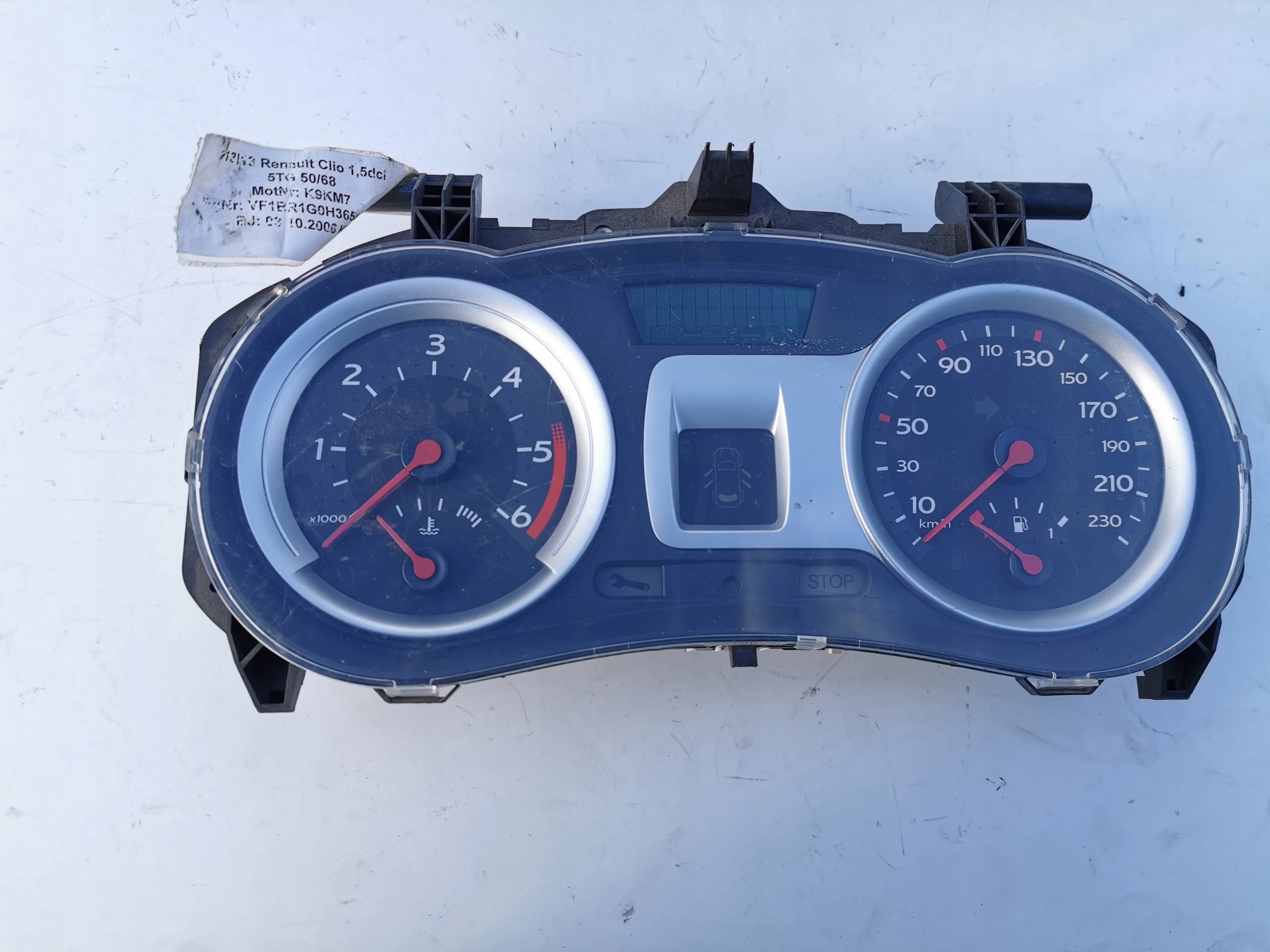 dials dials RENAULT CLIO III 2007r 1.5DCI 8200761861-N