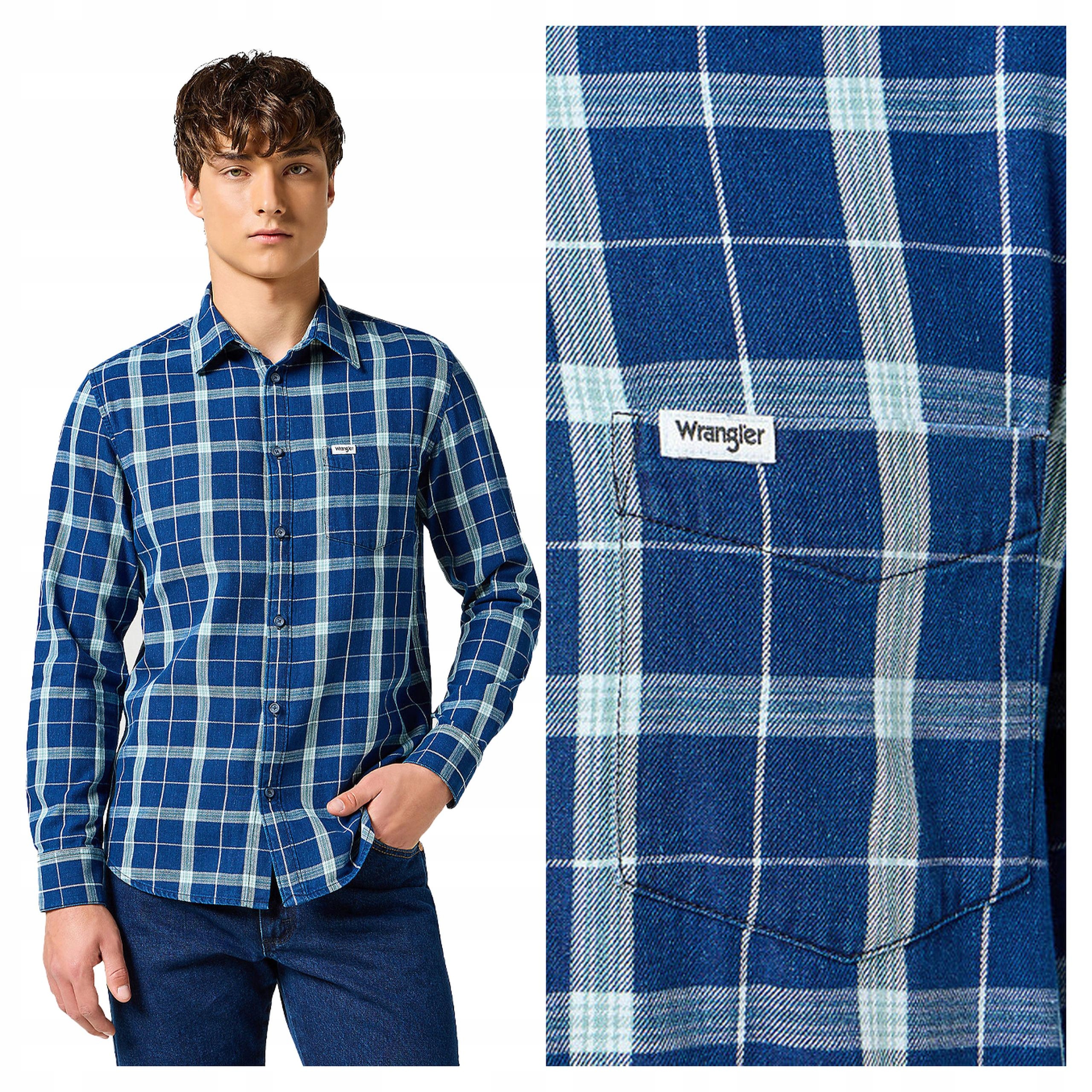 Pánská košile Wrangler 1 Pkt Shirt M