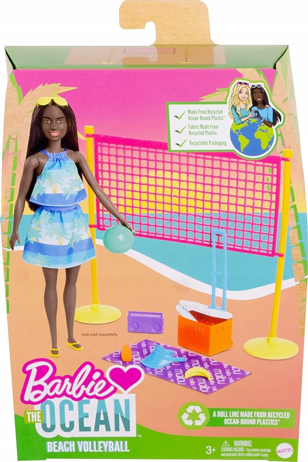 

Barbie Loves the Ocean Zestaw siatkówki plażowej