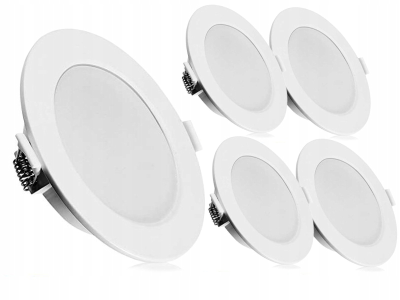5x Lampa Zápustné svítidlo Panel Svítidlo Slim Led 6W Barva Studená 6500K