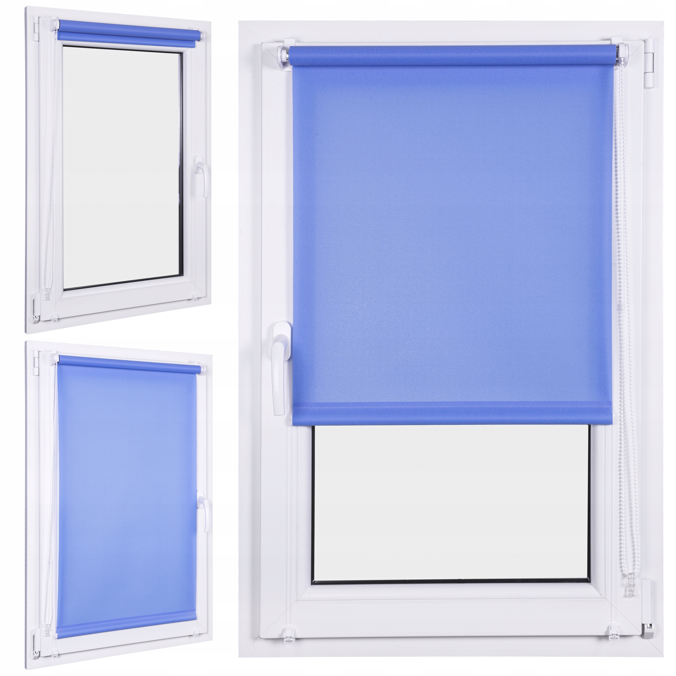 ROLETA ZACIEMNIAJĄCA 80X150 CM LECH WEWNĘTRZNA Z PROWADNICAMI NA WYMIAR