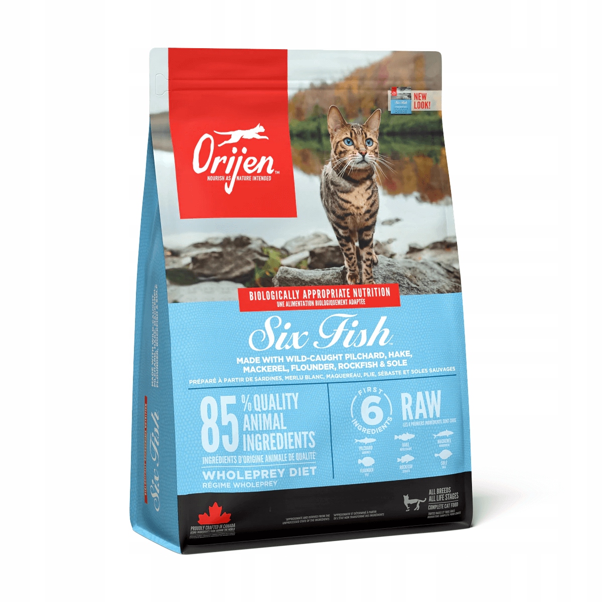 2x suché krmivo pro kočky Orijen Fish Cat 340g