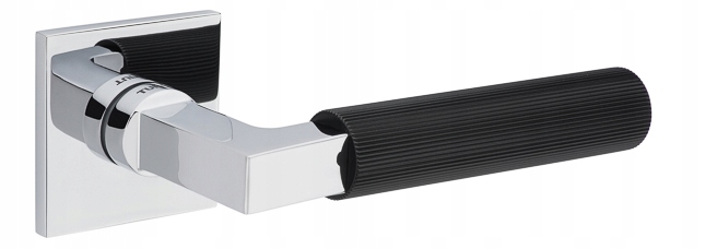 Kľučka Tupai 4211 5SQ-195, chróm a čierna