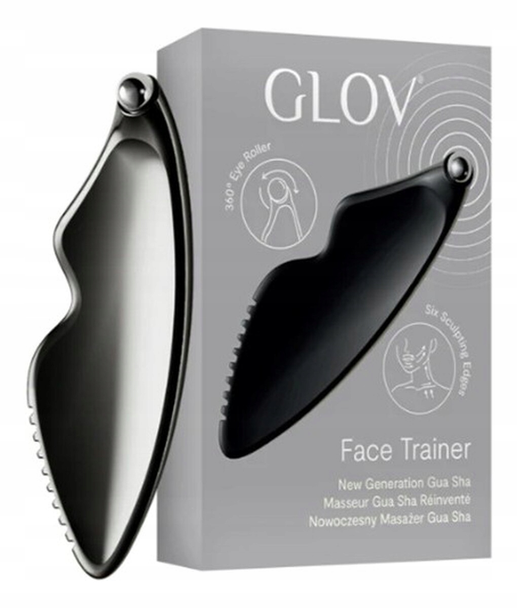 Glov Face trainer moderní masážní přístroj gua sha black