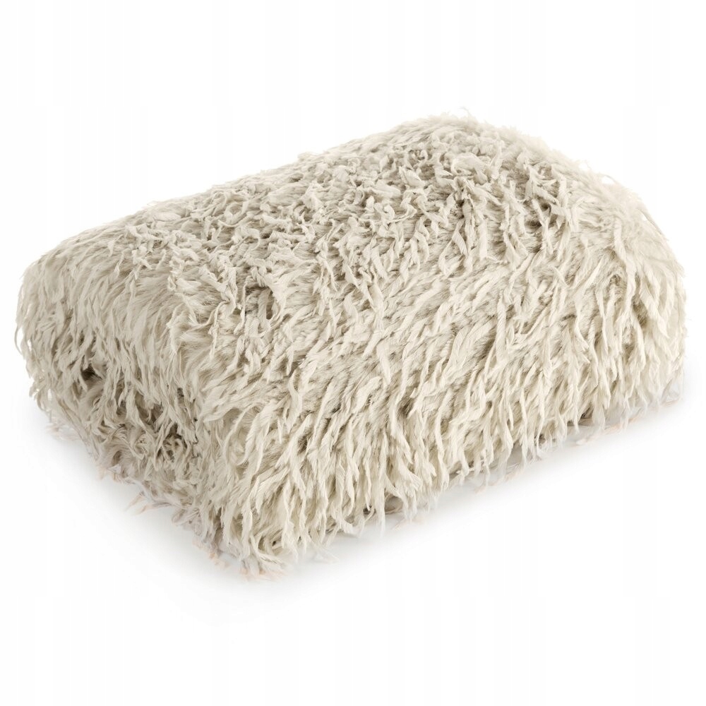 Kožešinová deka Adore 130x170 béžová kožíšek teplá měkká příjemná shaggy