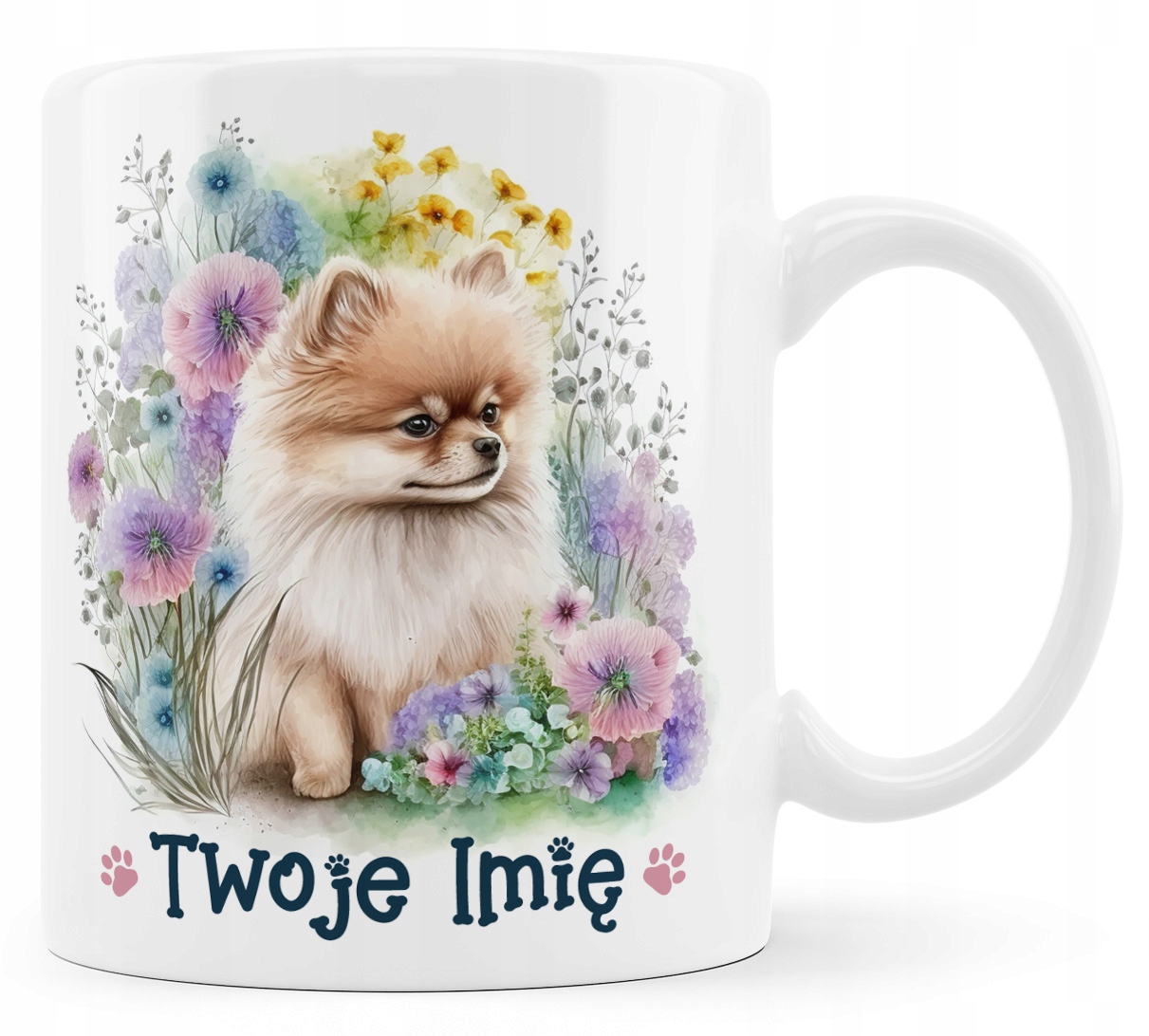 

Kubek pies Pomeranian Szpic z Twoim imieniem