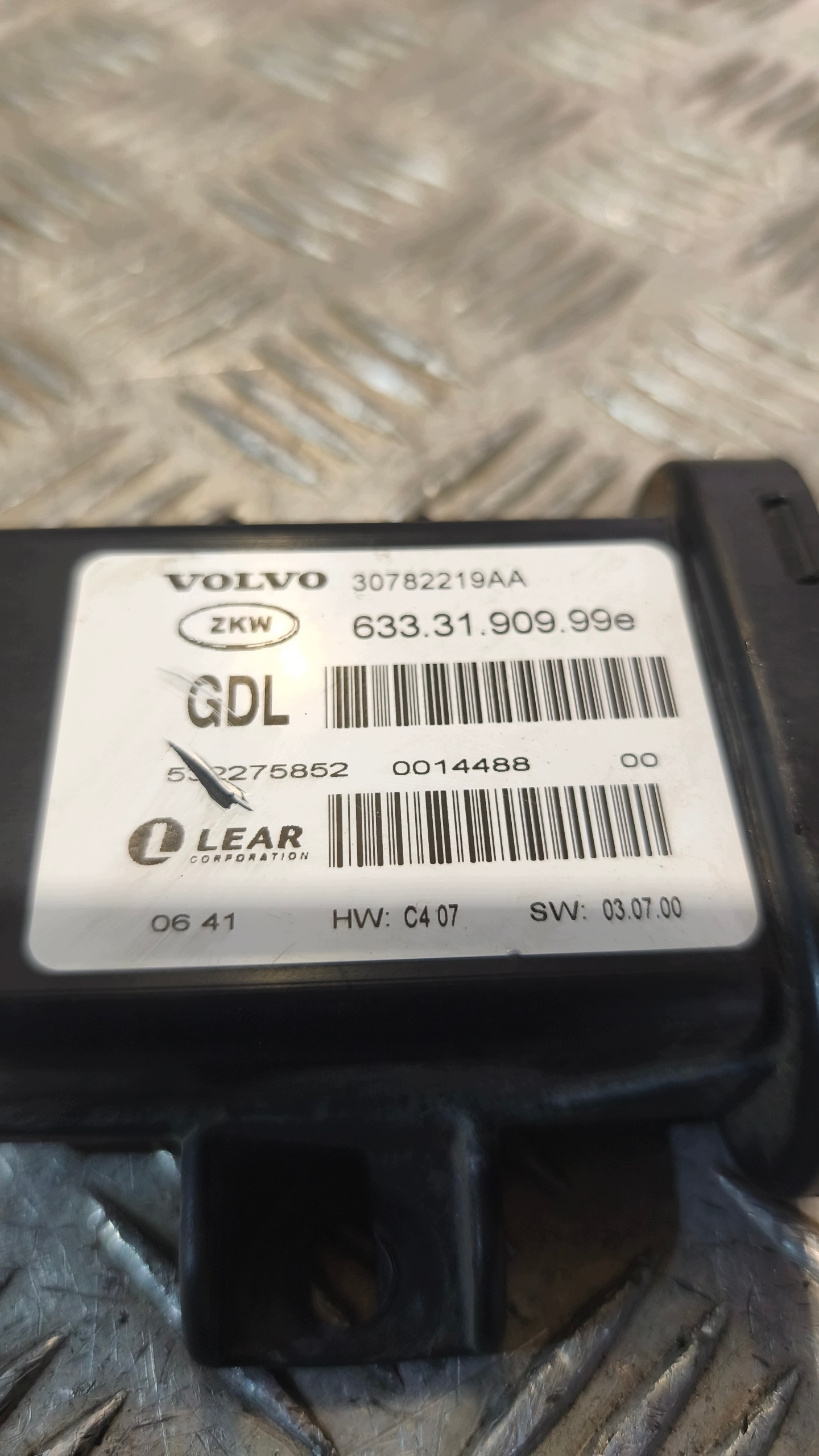 sensor kurvenlicht VOLVO S80 2004r 633.31.909.99E