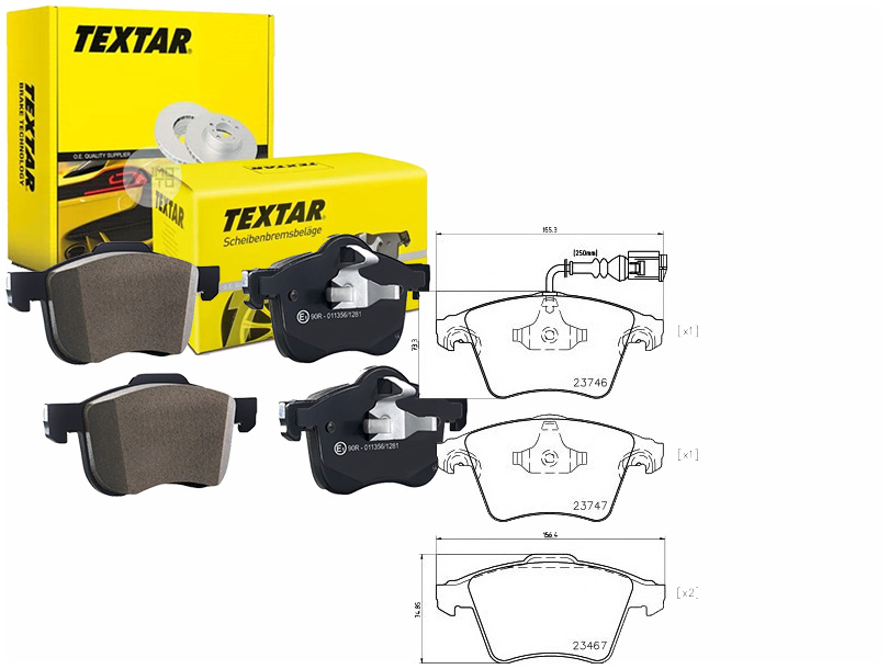 Brzdové Destičky Vw Přední T5 03- 16 Textar Nezbytnost řidiče #37