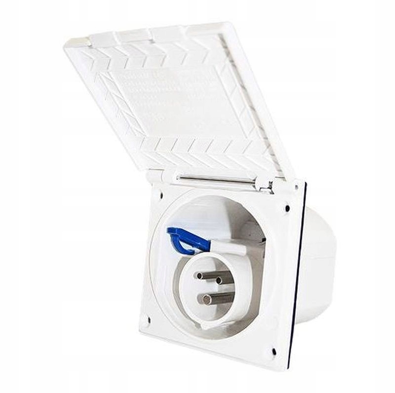 Gniazdo zasilania do kampera 230V CEE prąd HABA