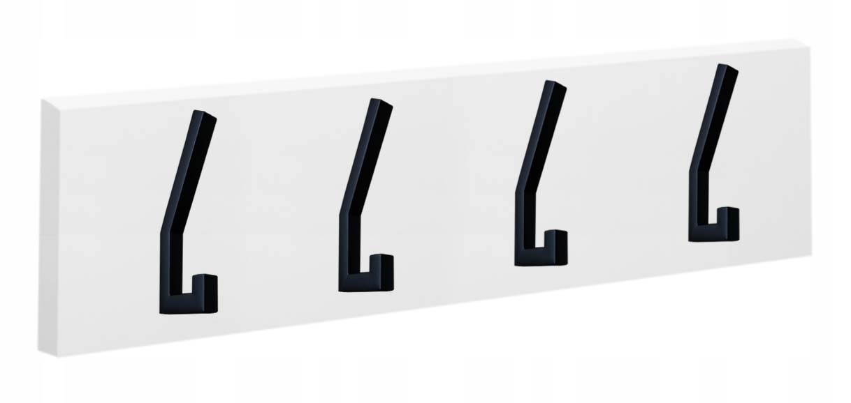 

Wieszak Megan Biały Mat Na Ubrania 50 CM Panel