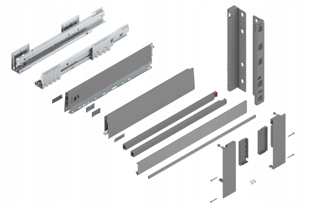 Blum Šuplík 500 zásuvka High E Interior Grey