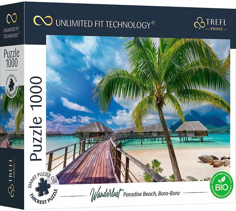 

Puzzle 1000 El Plaża Paradise Beach Bora-bora Uft