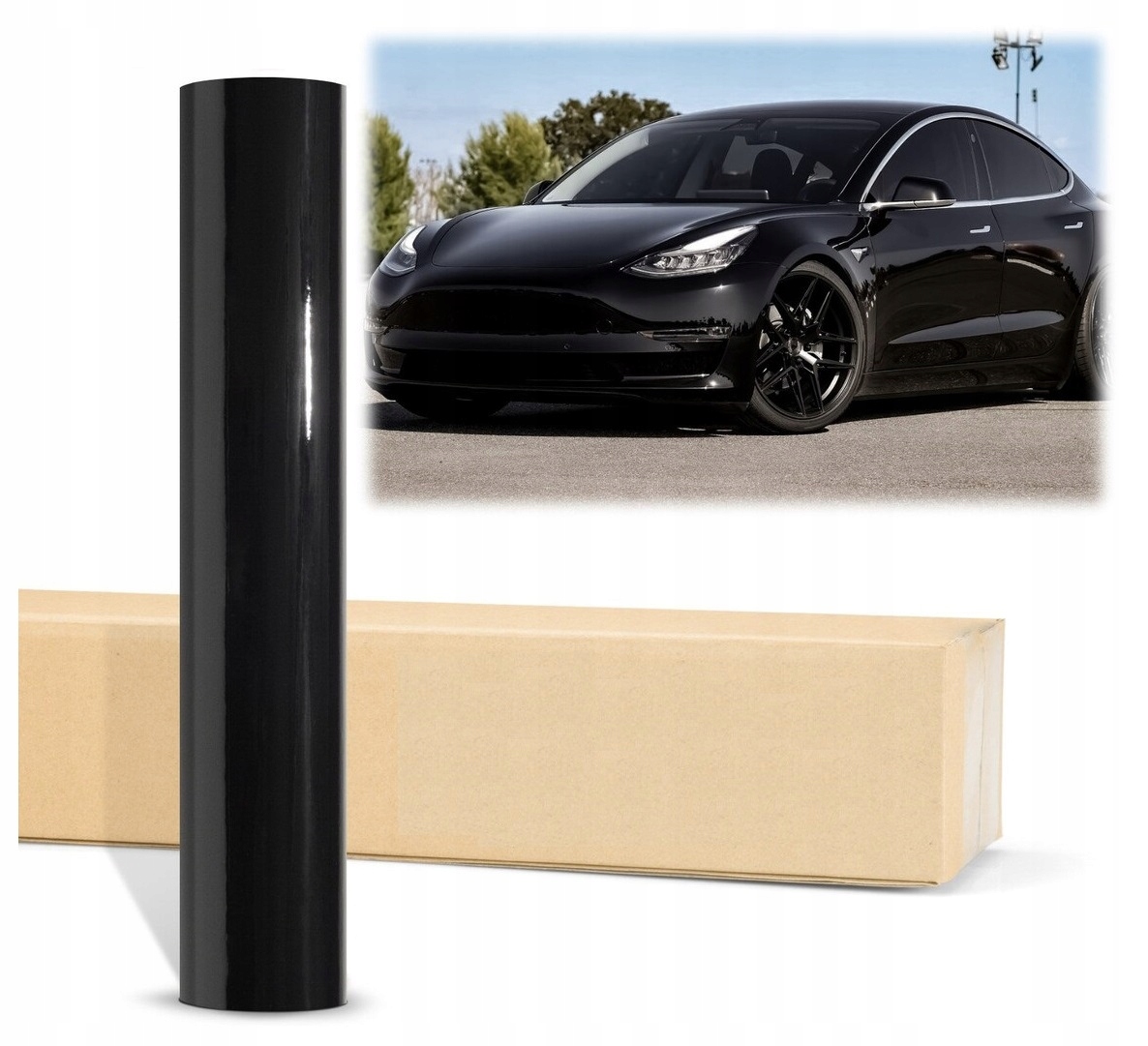 OKLEINA CZARNY POŁYSK FOLIA CZARNA KOKPIT PROGI SŁUPKI TERMOPLASTYCZNA Producent Ultimate