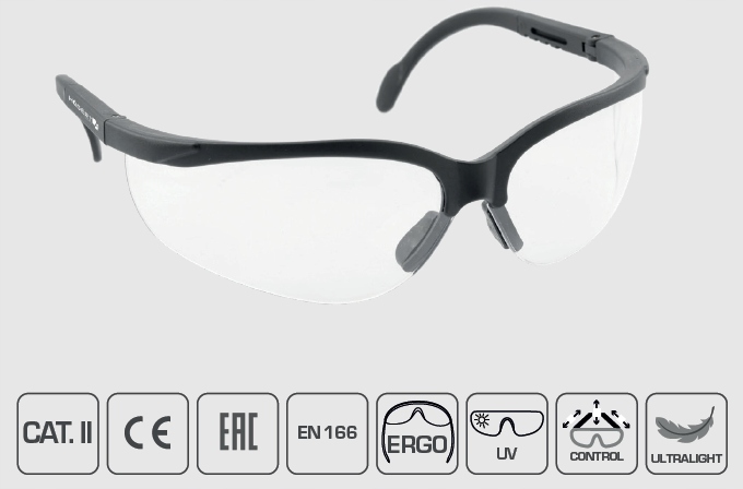 HOGERT ULTRALEKKIE OKULARY OCHRONNE TRANSPARENTNE Marka Hoegert Technik