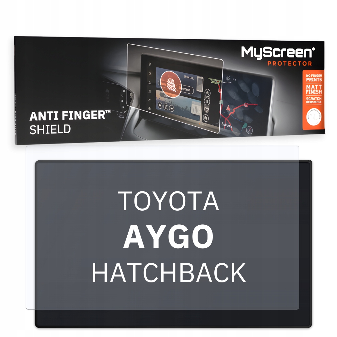 Matná fólie pro Toyota Aygo Hatchback 2018 2021 7" MyScreen