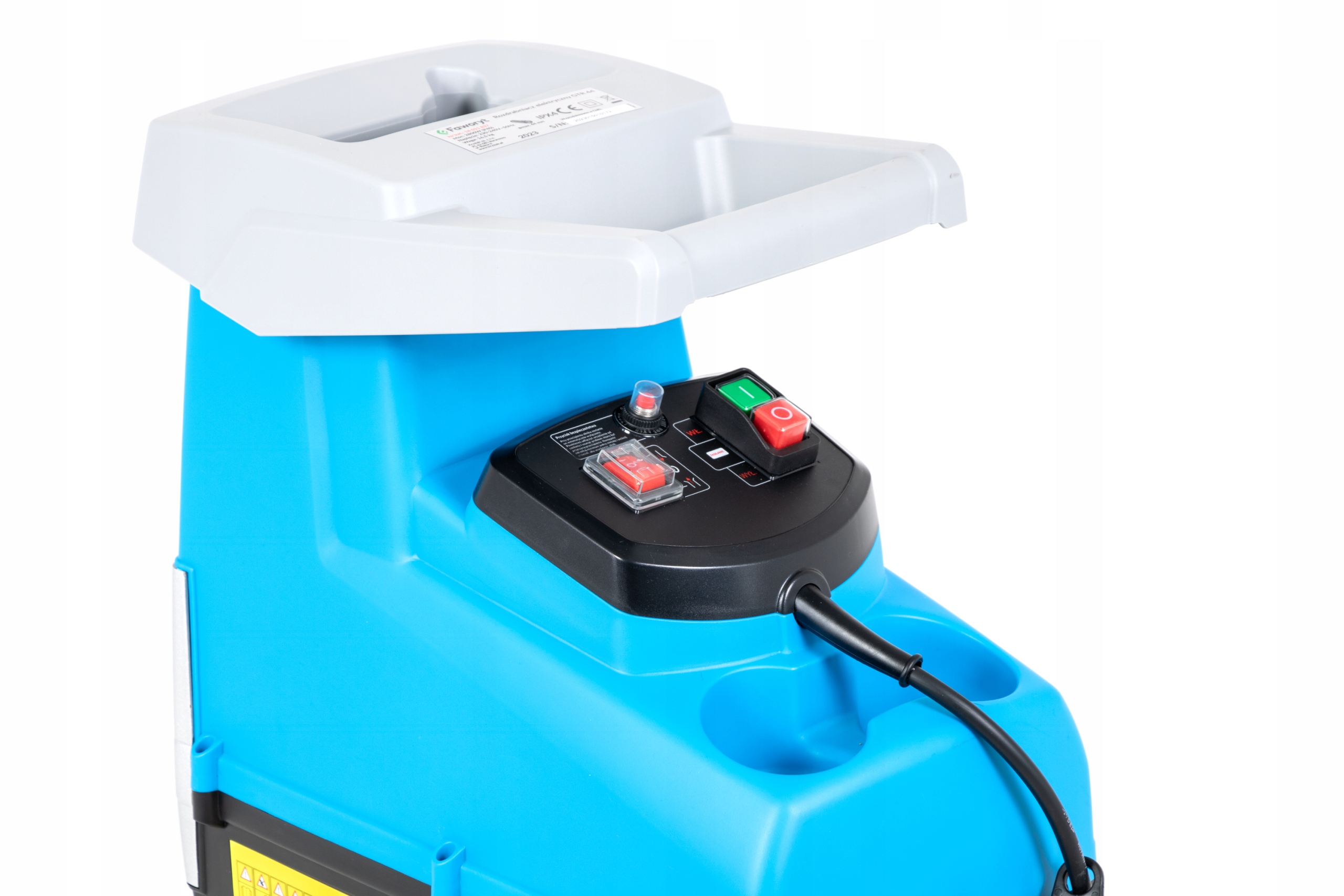 RĘBAK MOCNY ROZDRABNIACZ GAŁĘZI FREZOWY 2800W 44mm Rodzaj mechanizmu tnącego wałki frezujące