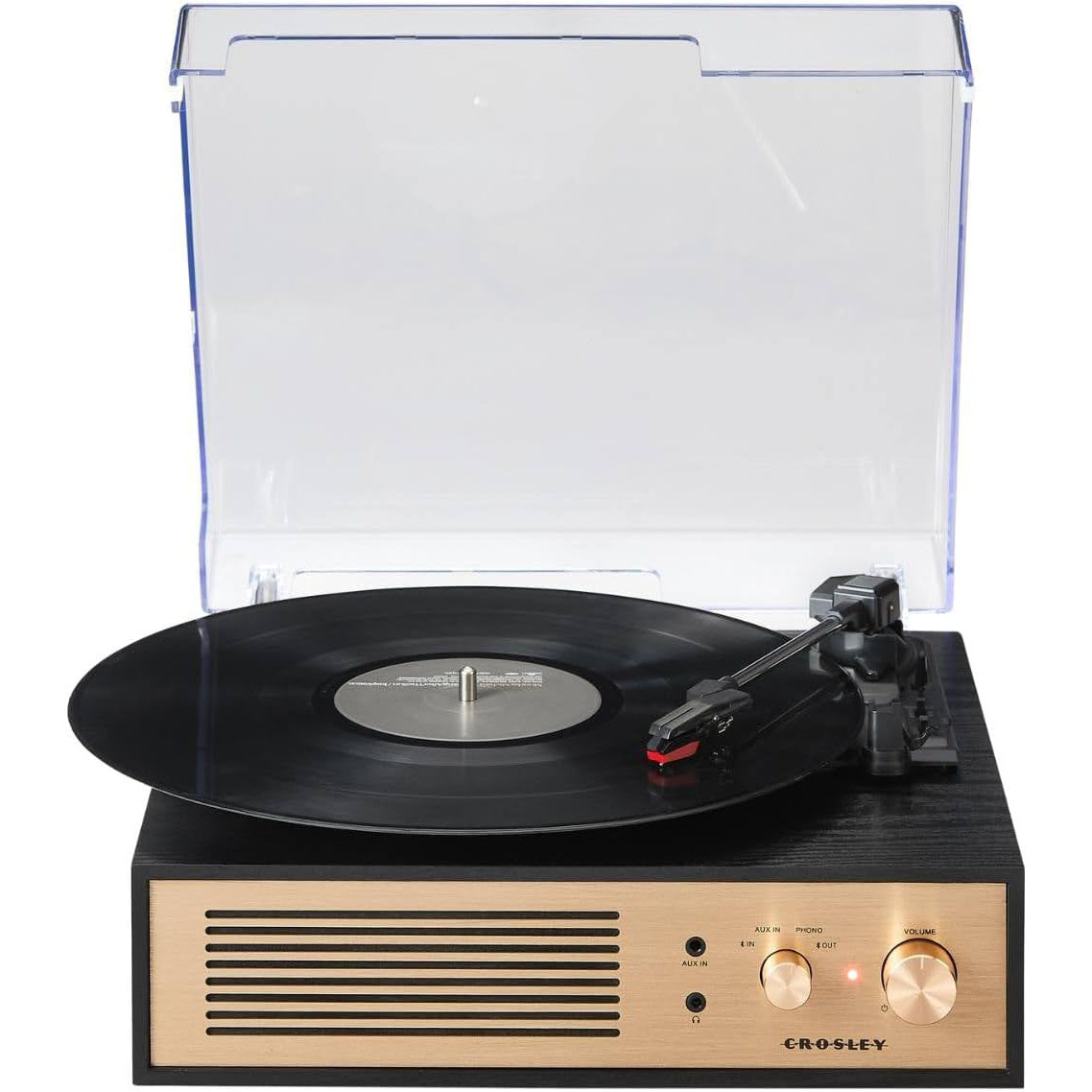 Vinylový gramofón Crosley Miles Record Player, čierny
