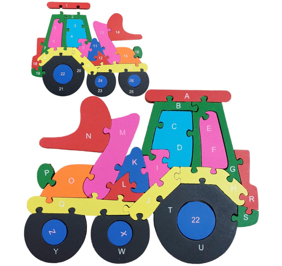 

Edukacyjne Puzzle Drewniane Literki I Cyferki