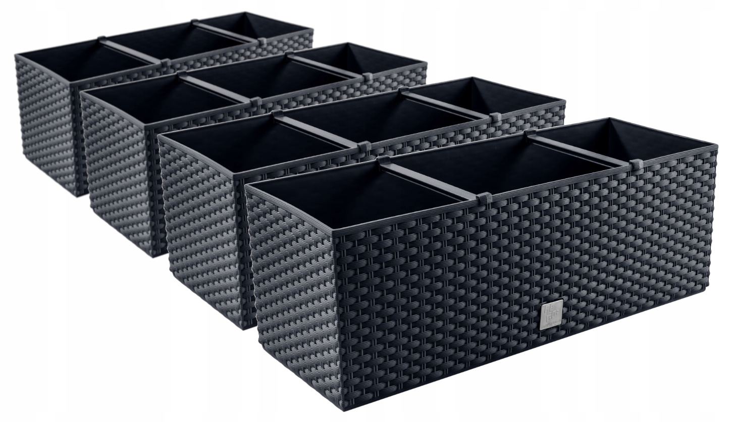 

4x Donica skrzynka balkonowa Rato DRT500 Antracyt