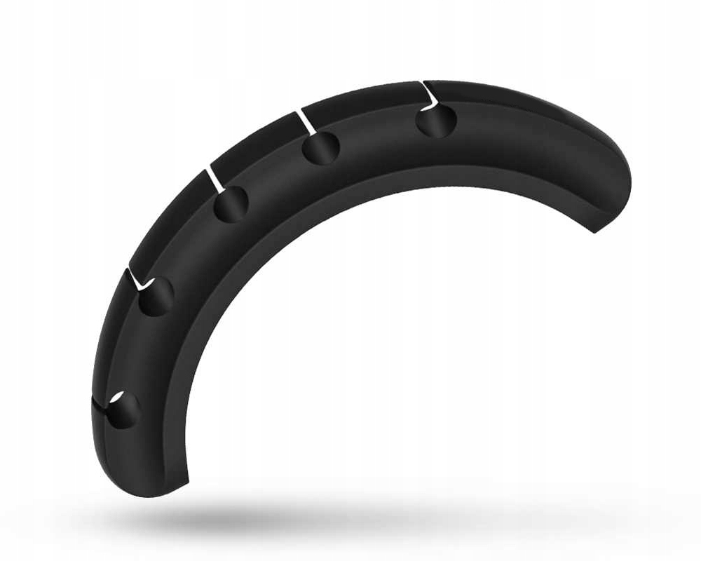 ORGANIZER UCHWYT KLIPS DO KABLI PRZEWODÓW CZARNY PRZYSSAWKA Marka inna