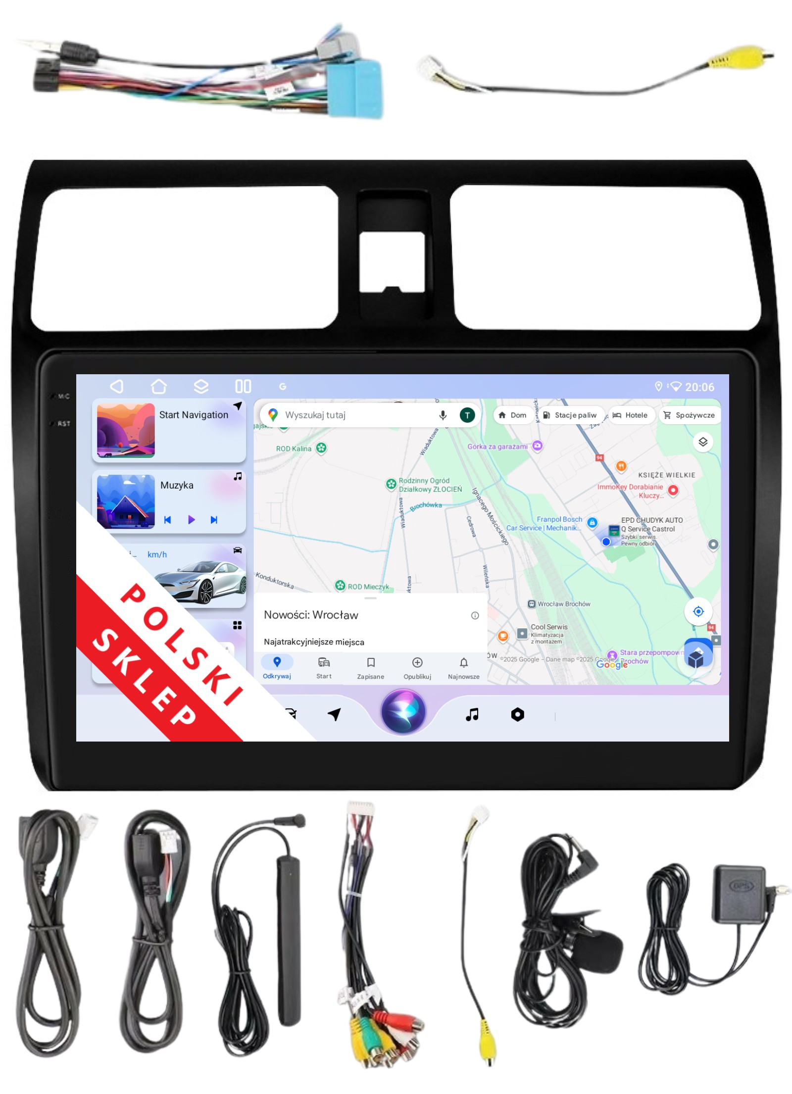 Rádio 2DIN Navigace Android Suzuki Swift 4 IV 3/32 Gb Dsp Carplay Lte