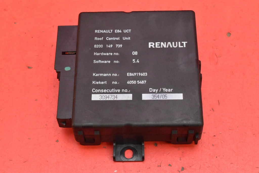 control unit module roofs 8200149739 RENAULT MEGANE 2 II CABRIO LIFT 06-12