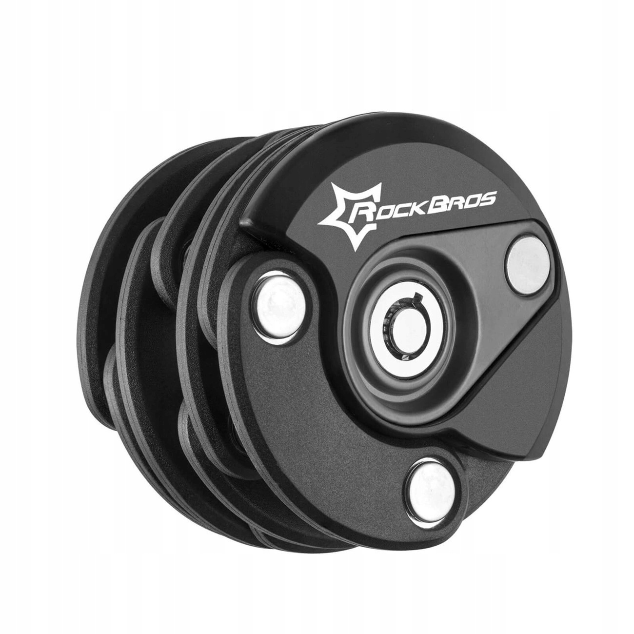 Zapięcie rowerowe Rockbros WL798 składane czarne