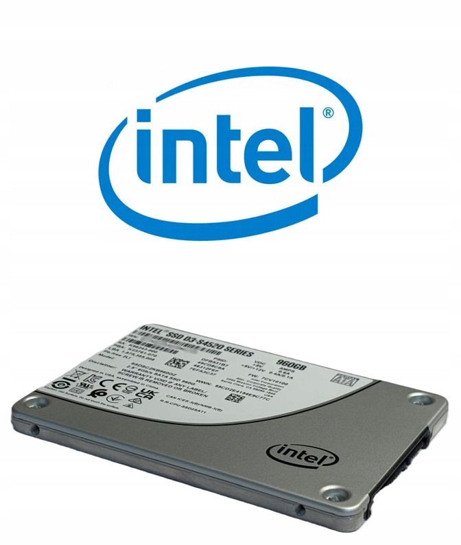 Ssd disk Intel D3-S4520 960GB Sata 2.5" SSDSC2KB960GZ Enterprise AES-256