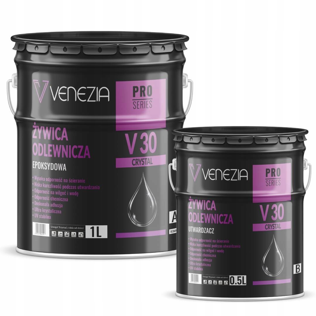 Epoxidová Slévárenská Pryskyřice 1,5 Kg Krystalická Pro Dřevo A Bižuterní Stoly