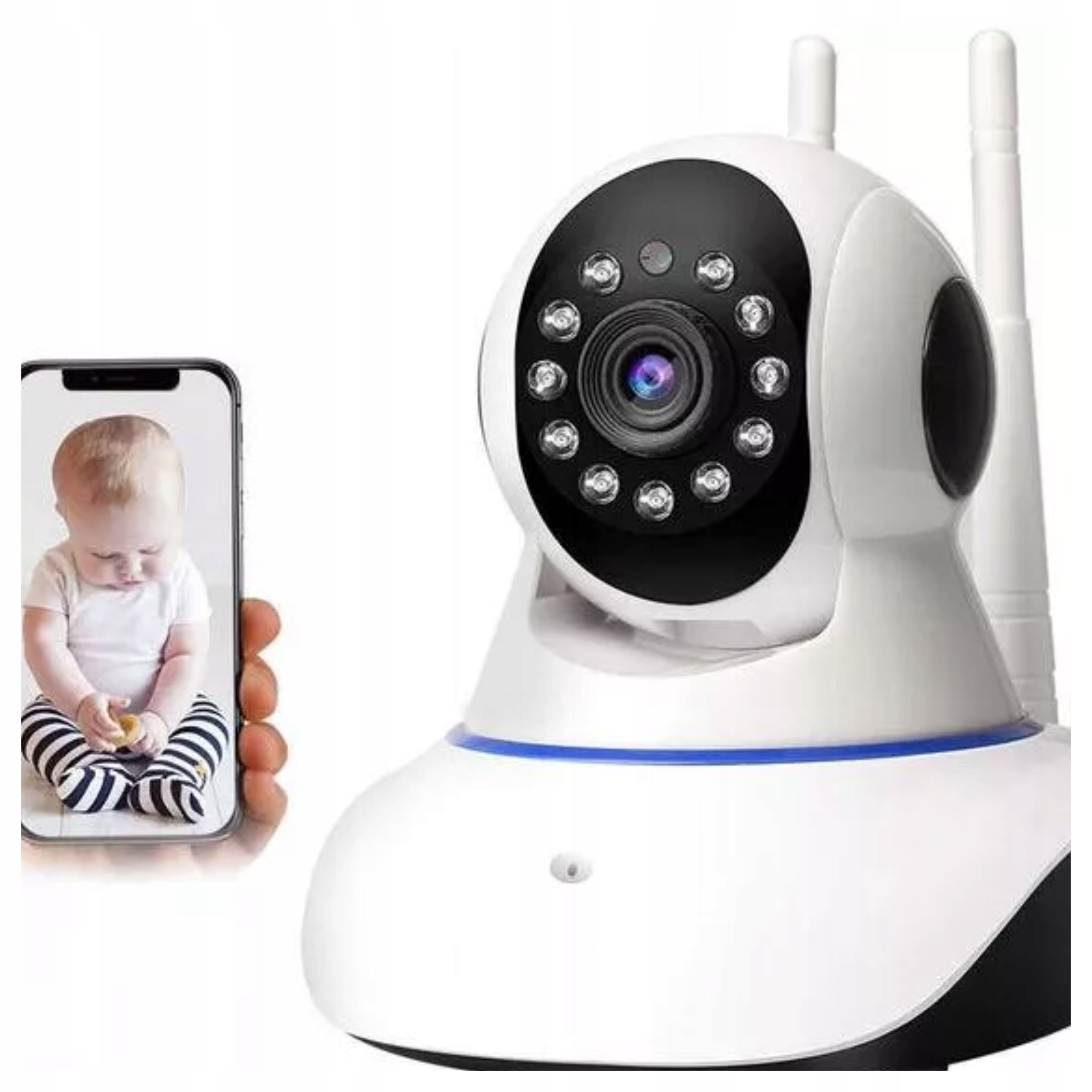 Bezprzewodowa kamera obrotowa Wi-Fi kamera Ip wewnętrzna