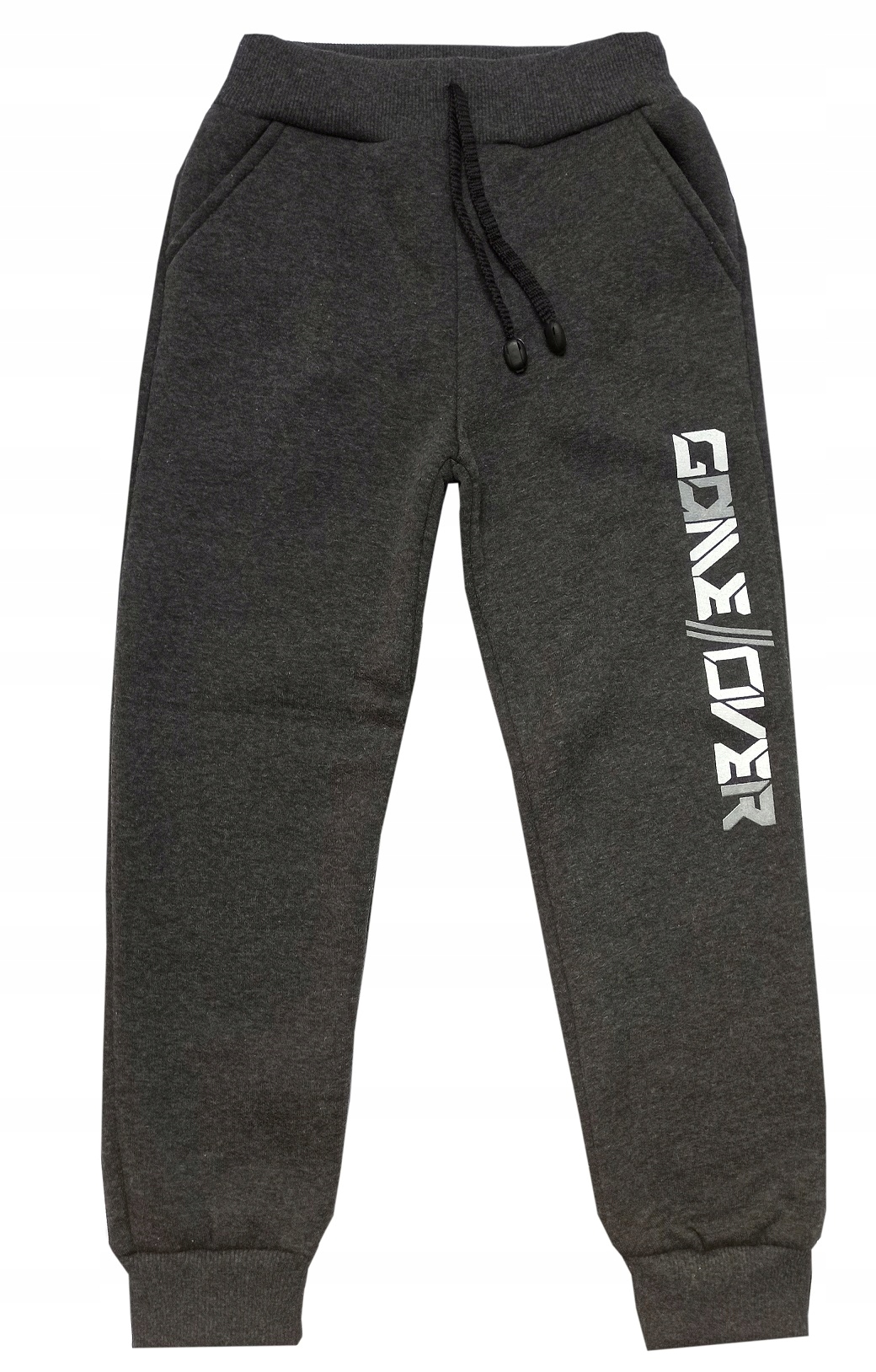 спортивные штаны серые сильно УТЕПЛЕННЫЕ gameover 116