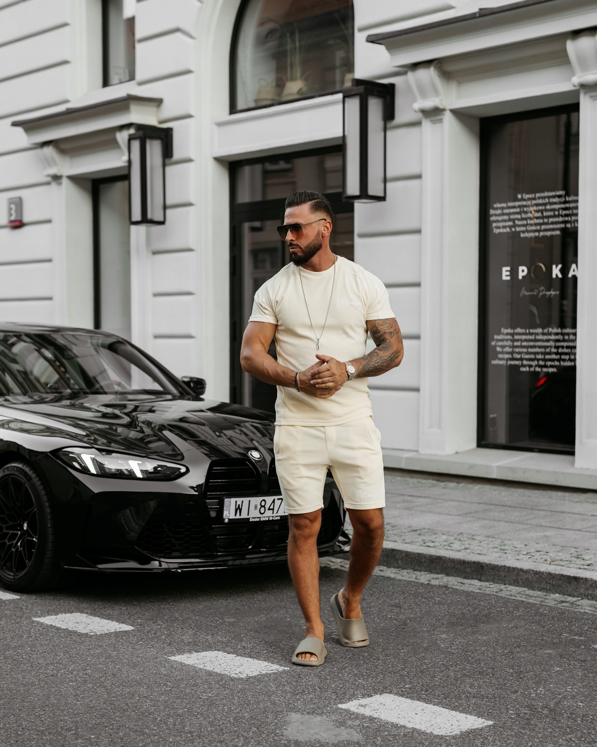 OLAVOGA Komplet męski NIGHT THREAD 2025 Beżowy L