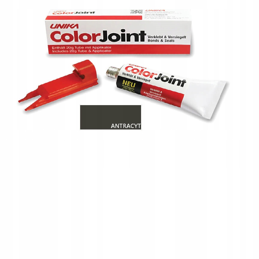 Klej do blatów uszczelniacz JOINT+ aplikator ANTRACYT