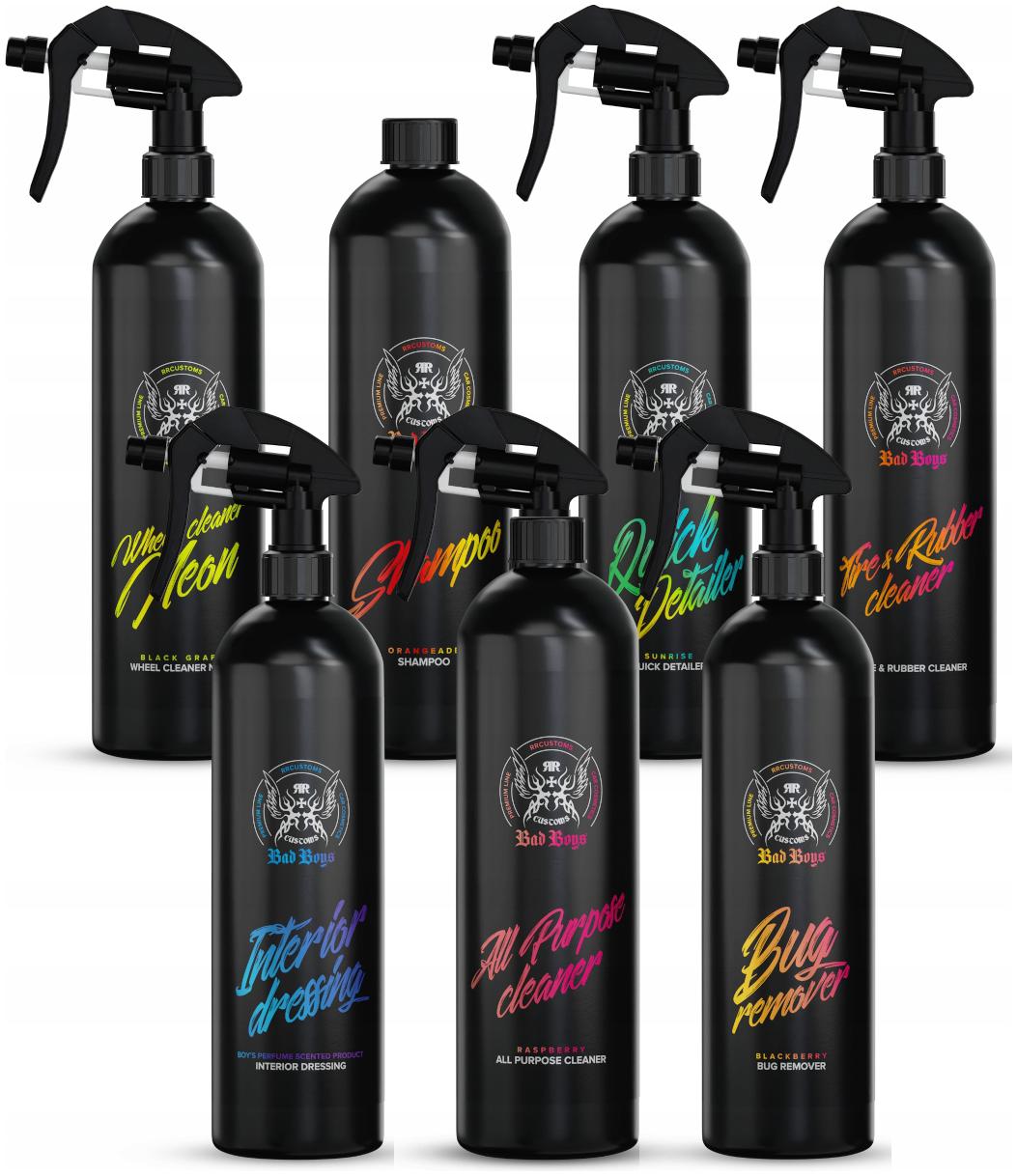 RR Customs RRC Bad Boys Mega Zestaw Kosmetyków Do Auta Detailing Prezent
