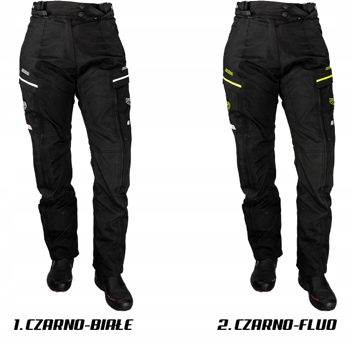 Motocyklové ochranné textilní turistické kalhoty pro ženy Air, prodyšné
