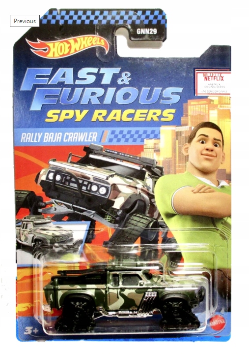 

Hot Wheels Fast & Furious Spy Racers GRT72