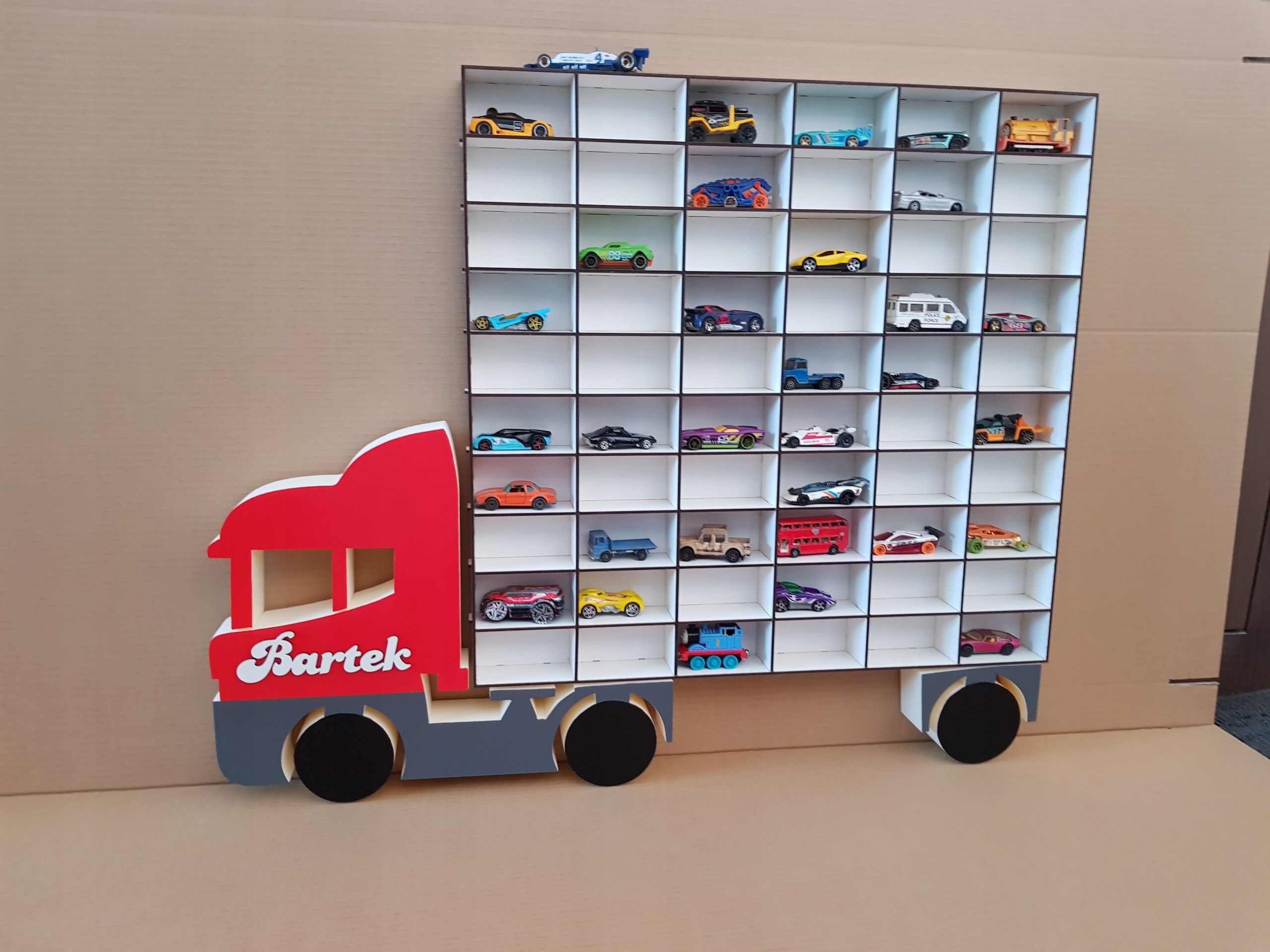 

Midi Lkw imię z płyta Hdf Półka na 60 resoraki
