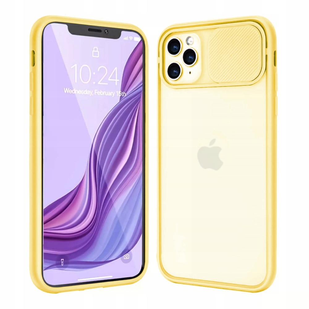 

Etui Żółte Slide Case do iPhone 11 Pro