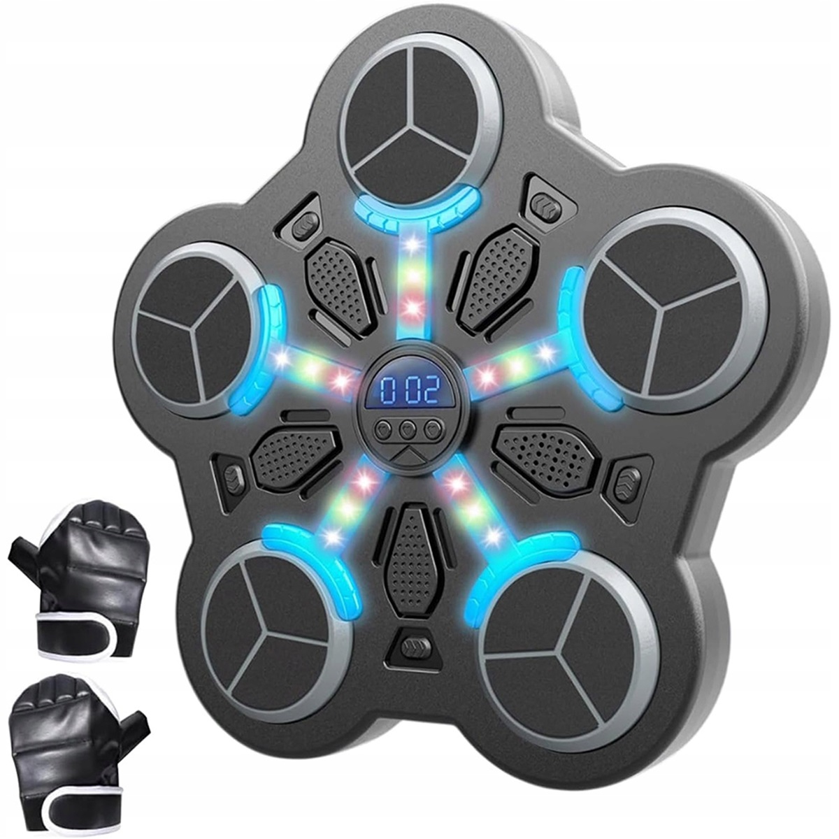 BLUETOOTH FALI BOX AUTOMATA LED VILÁGÍTÁSSAL FEKETE ABS Csomagolás állapota eredeti
